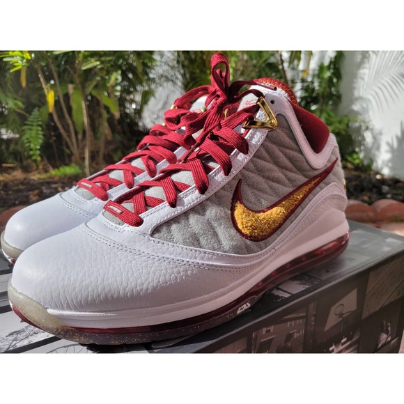 Nike | Shoes | 220 Nike Lebron 7 Vii Qs Mvp Whitebronzered Cz895  